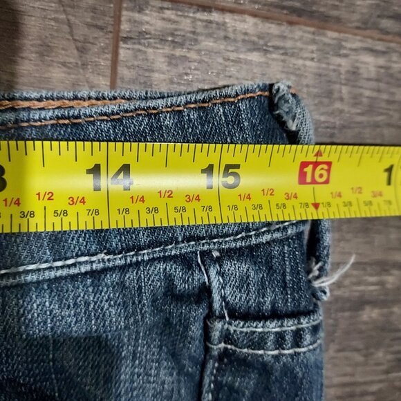 NY&C Brand Women's Flare Jeans Size 8 Wash Denim - Picture 12 of 14